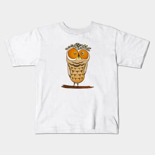 Crazy owl Kids T-Shirt